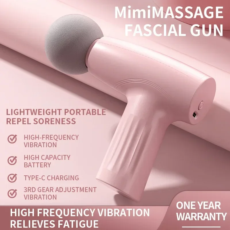 Muscle Mini Pink Massage Gun D - огляд і ціна Health Wellness