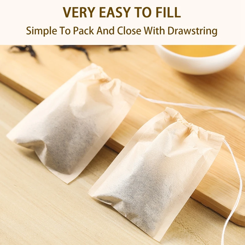 100Pcs Teabags with Drawstring - огляд і ціна Nettle Leaf Tea