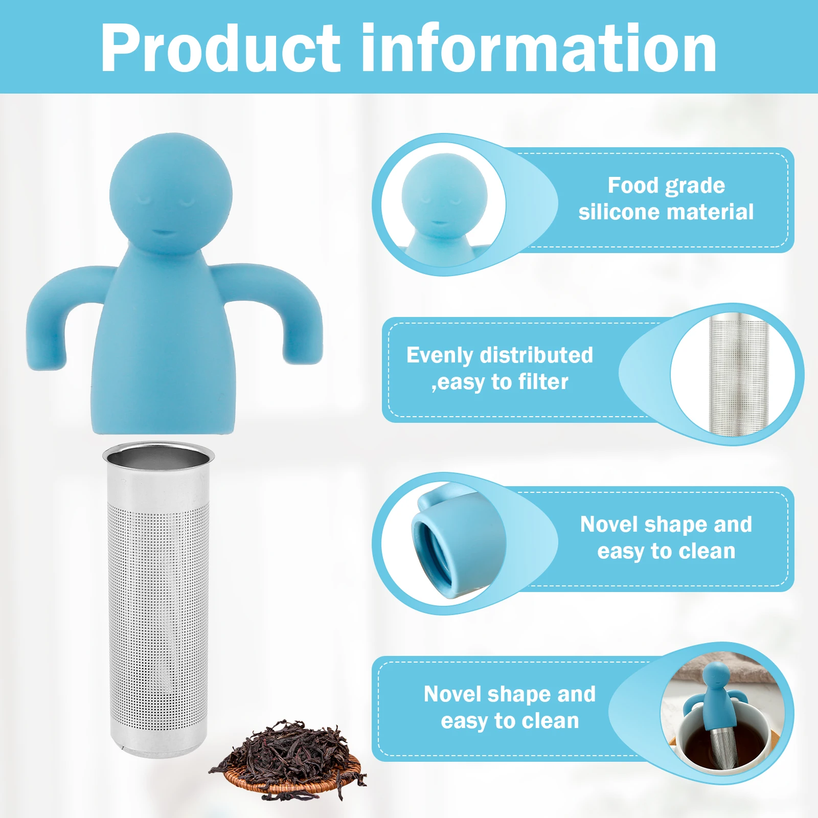 Stainless Steel Infuser Tea St - огляд і ціна Nettle Leaf Tea
