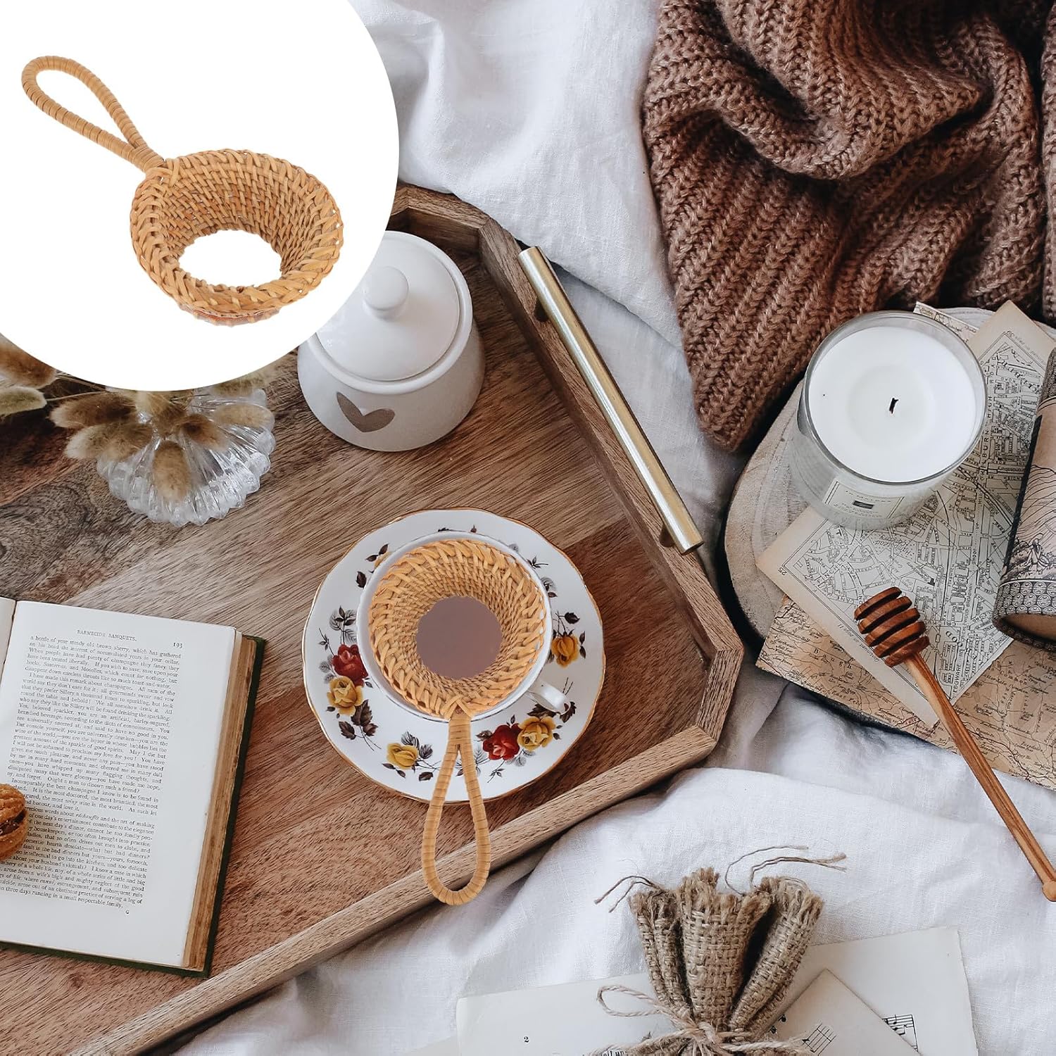 Rattan Tea Strainer Handmade T - огляд і ціна Nettle Leaf Tea