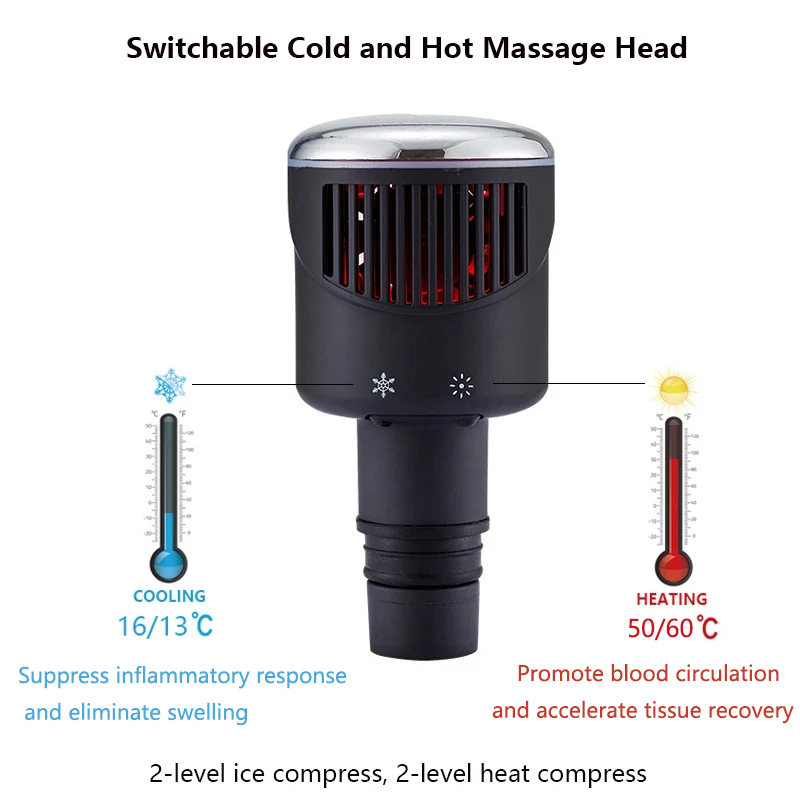 New Heat-Cold Fascia Gun Massa - огляд і ціна Health Wellness