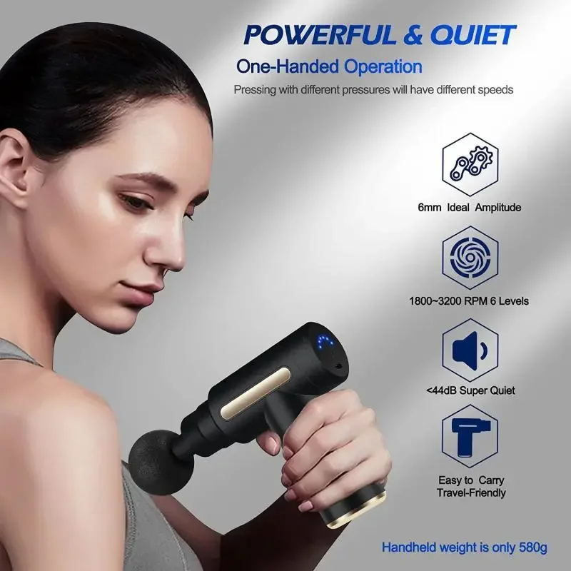 2024 portable fascia gun body  - огляд і ціна Health Wellness