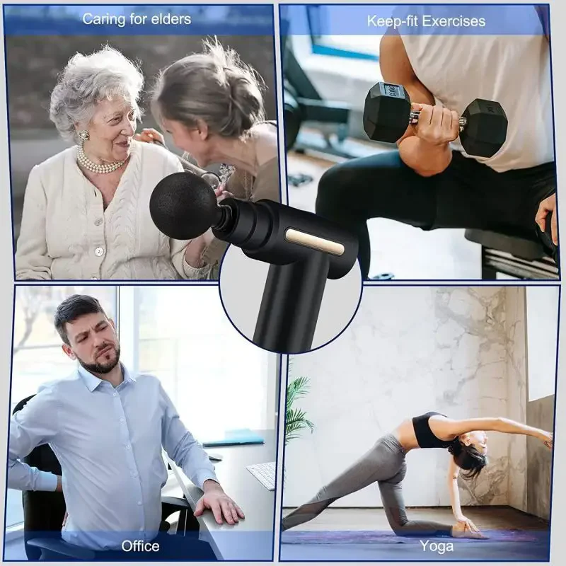 2024 portable fascia gun body  - огляд і ціна Health Wellness
