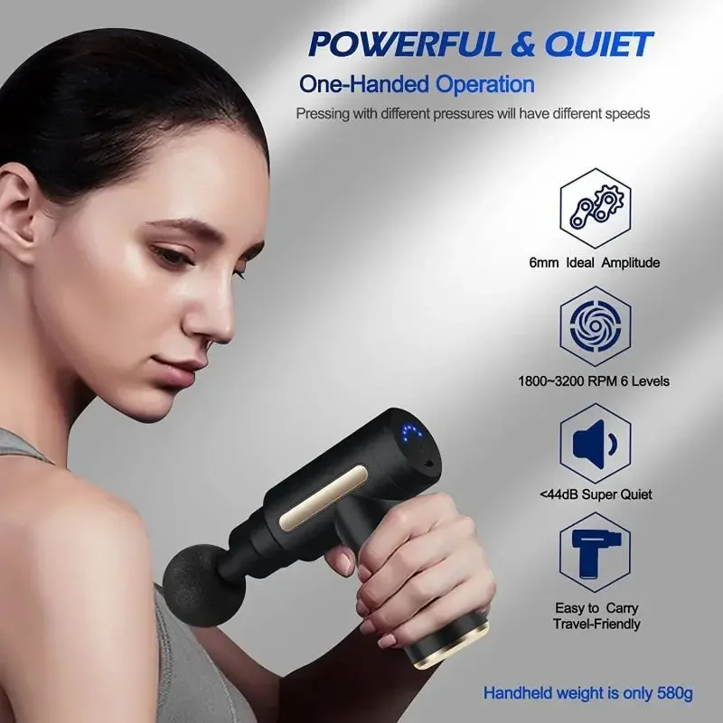 Portable Fascial Massage Gun E - огляд і ціна Health Wellness