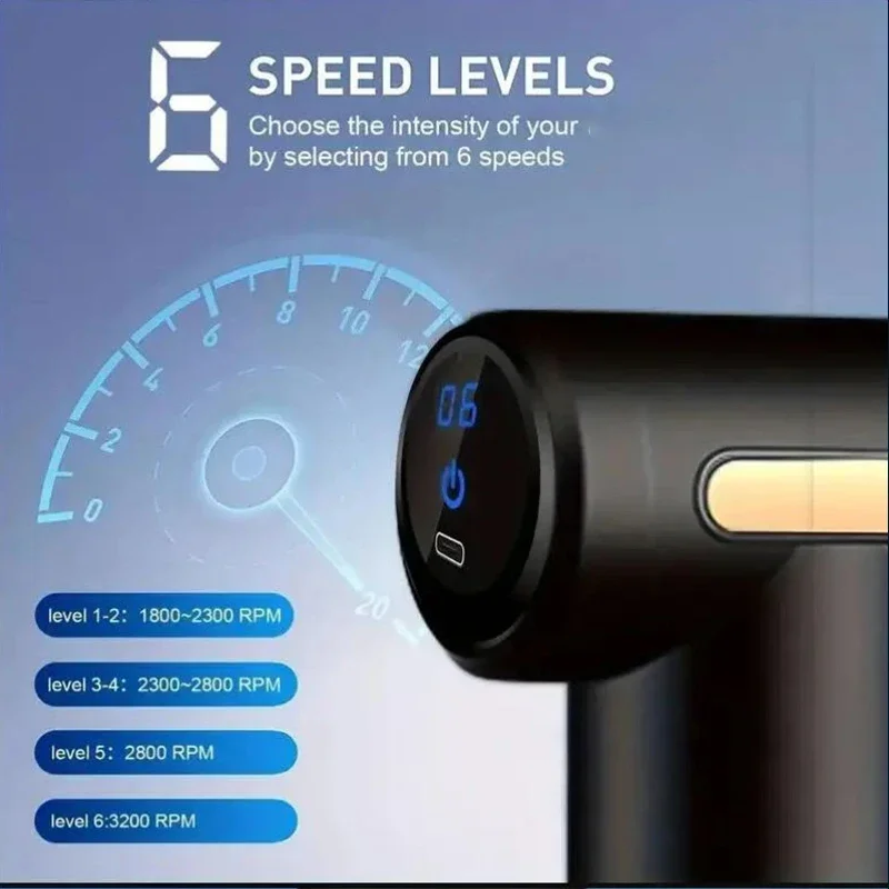 Portable Fascial Massage Gun E - огляд і ціна Health Wellness
