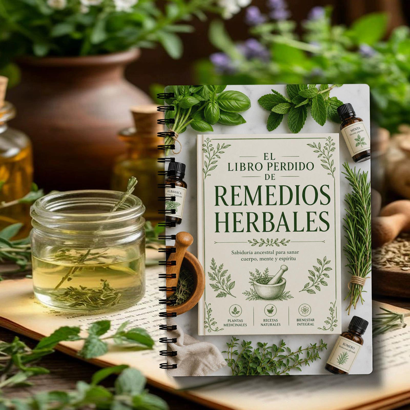 El Libro Perdido Spiral Notebo - огляд і ціна Herbal Wellness Recipes
