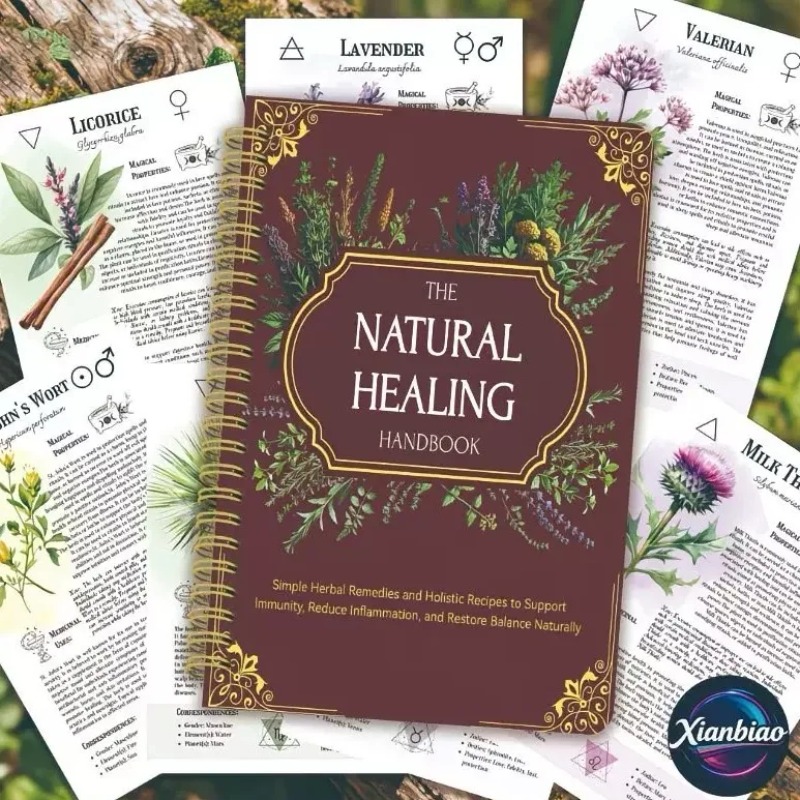 The Natural Healing Handbook   - огляд і ціна Herbal Wellness Recipes