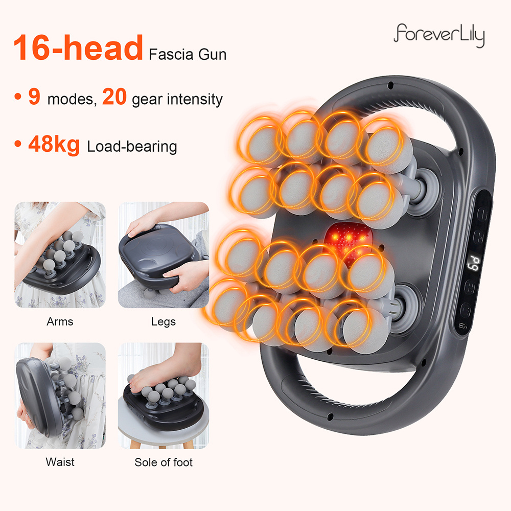 16-Head Fascia Gun High-Freque - огляд і ціна Health Wellness