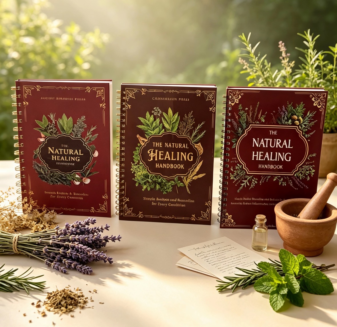 The Natural Healing Handbook,  - огляд і ціна Herbal Wellness Recipes