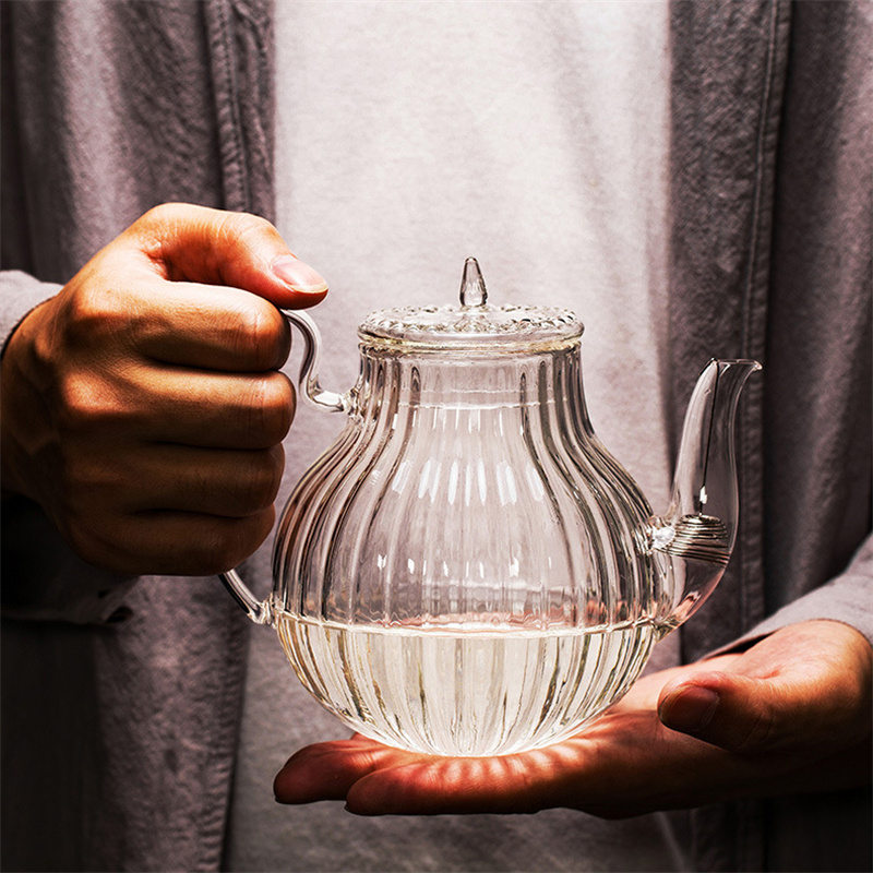 700ml Striped Glass Teapot Wit - огляд і ціна Nettle Leaf Tea